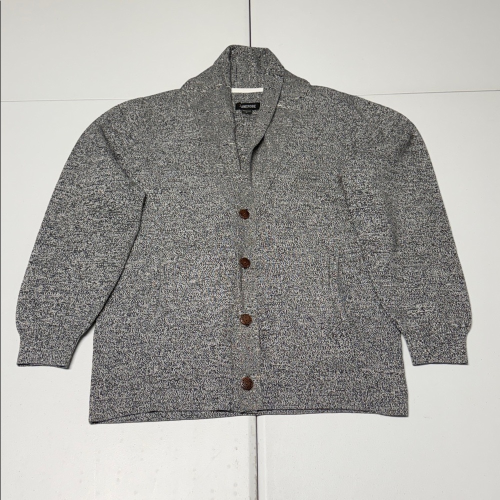 Zanerobe Textured Gray Cardigan